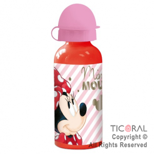 MINNIE BOTELLA ALUMINIO 400ML x 1